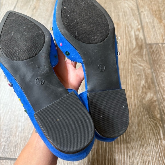 *Rare* Betsy Johnson Cypress Floral Embellished Women's Flats - Picture 6 of 7